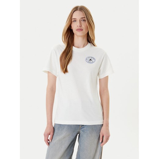adidas T-Shirt Farmers Market Graphic KB2485 Écru Regular Fit ze sklepu MODIVO w kategorii Bluzki damskie - zdjęcie 185366355
