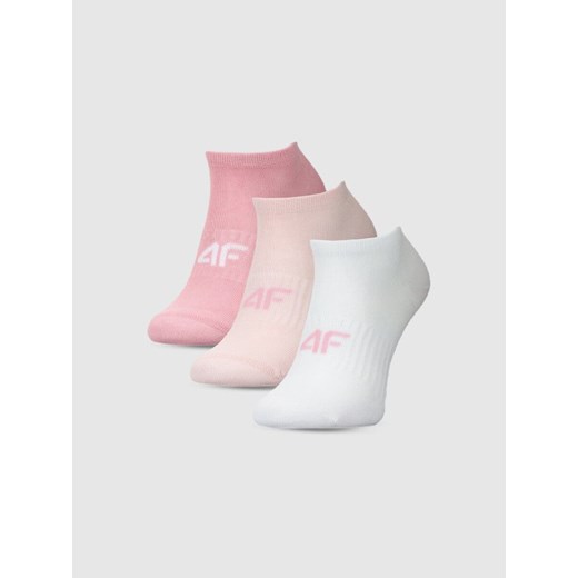 Dziewczęce skarpetki (3-pack) 4F 4FJWMM00USOCF496 - multikolor ze sklepu Sportstylestory.com w kategorii Skarpetki dziecięce - zdjęcie 185368189