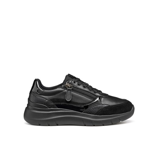 Sneakersy Geox D Plummery D56YNE 05402 C9997 Czarny ze sklepu eobuwie.pl w kategorii Buty sportowe damskie - zdjęcie 185368466