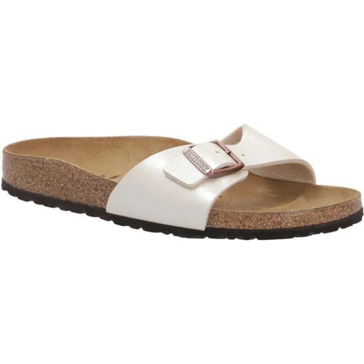 Birkenstock Klapki Madrid | z dodatkiem skóry 37 promocyjna cena Gomez Fashion Store
