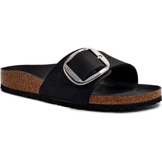 Birkenstock Skórzane klapki Madrid | narrow fit ze sklepu Gomez Fashion Store w kategorii Klapki damskie - zdjęcie 185369686