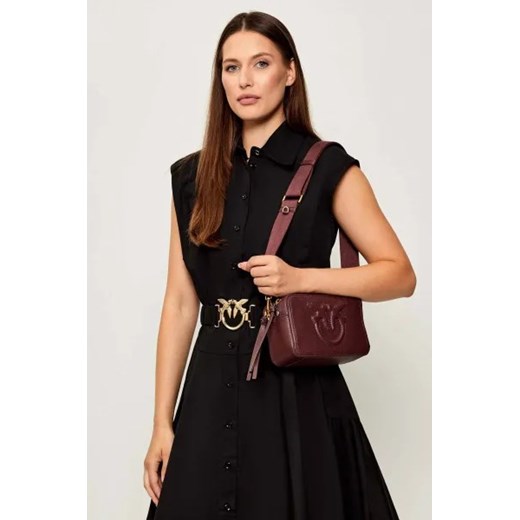 Pinko Skórzana listonoszka CARRIE CAMERA BAG CLASSIC Pinko OS Gomez Fashion Store