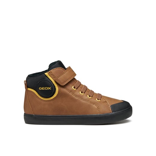 Sneakersy Geox J Gisli J465CC 0MEFU C0202 D Brązowy ze sklepu eobuwie.pl w kategorii Buty sportowe dziecięce - zdjęcie 185371106