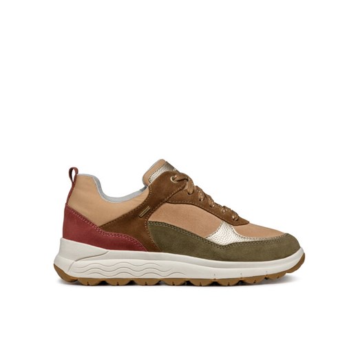 Sneakersy Geox D Spherica 4X4 B Abx D3626D 00022 CB3A8 Brązowy ze sklepu eobuwie.pl w kategorii Buty sportowe damskie - zdjęcie 185371166