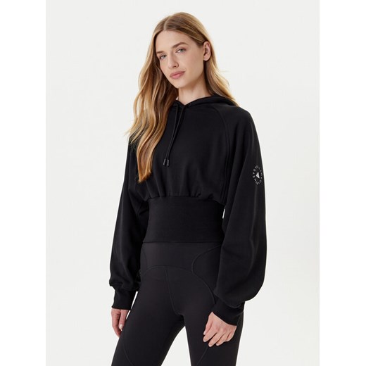adidas by Stella McCartney Bluza JG1543 Czarny Loose Fit ze sklepu MODIVO w kategorii Bluzy damskie - zdjęcie 185371768