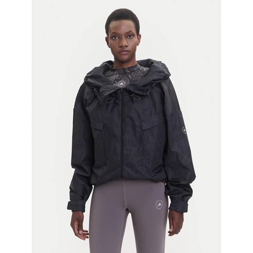 adidas by Stella McCartney Kurtka przejściowa Item Track Top Printed JV7035 Czarny Loose Fit ze sklepu MODIVO w kategorii Kurtki damskie - zdjęcie 185371769
