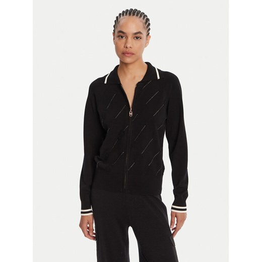 Liu Jo Sport Kardigan TF5032 MS63L Czarny Regular Fit ze sklepu MODIVO w kategorii Swetry damskie - zdjęcie 185371779