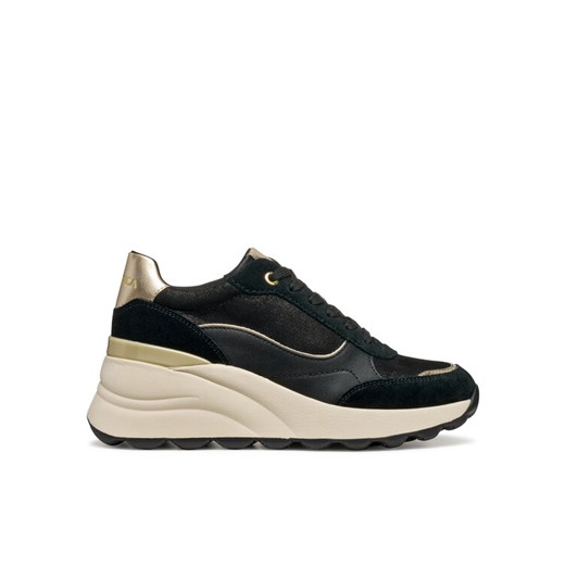 Geox Sneakersy D Spherica Ec13 D45WAA 0MA22 C9999 Czarny ze sklepu MODIVO w kategorii Buty sportowe damskie - zdjęcie 185371788