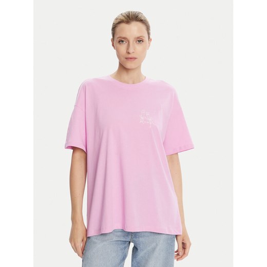 ONLY T-Shirt Vivvi 15346761 Różowy Regular Fit ze sklepu MODIVO w kategorii Bluzki damskie - zdjęcie 185371789