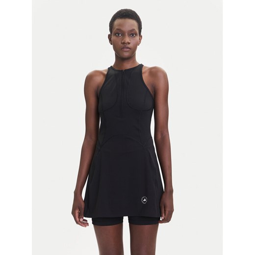 adidas by Stella McCartney Sukienka tenisowa Training JW4568 Czarny Slim Fit ze sklepu MODIVO w kategorii Bluzki damskie - zdjęcie 185371839