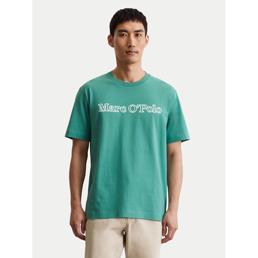 Marc O'Polo T-Shirt 526201251154 Turkusowy Regular Fit ze sklepu MODIVO w kategorii T-shirty męskie - zdjęcie 185371858