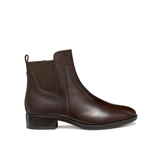 Geox Botki D Felicity D94G1G 04347 C6006 Brązowy ze sklepu MODIVO w kategorii Botki - zdjęcie 185371869