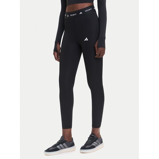 adidas Legginsy Techfit IT2273 Czarny Slim Fit ze sklepu MODIVO w kategorii Spodnie damskie - zdjęcie 185371887