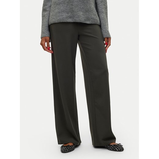 Vero Moda Spodnie materiałowe Berlin 10318454 Szary Wide Leg ze sklepu MODIVO w kategorii Spodnie damskie - zdjęcie 185371938