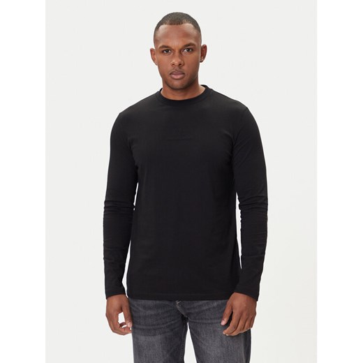 KARL LAGERFELD Longsleeve 755055 554225 Czarny Regular Fit ze sklepu MODIVO w kategorii T-shirty męskie - zdjęcie 185371939