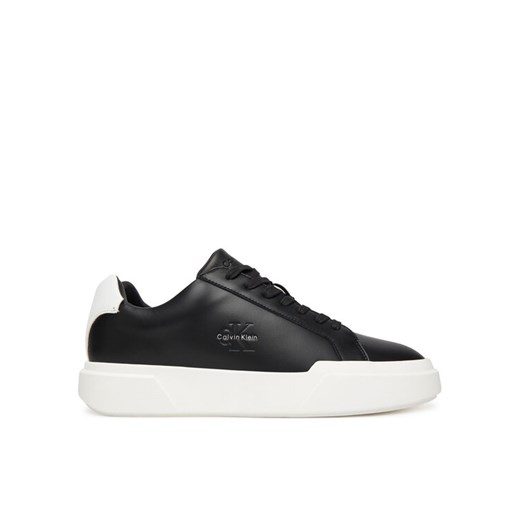 Calvin Klein Sneakersy Chunky Cupsole Laceup Lth YM0YM01344 Czarny ze sklepu MODIVO w kategorii Buty sportowe męskie - zdjęcie 185371989