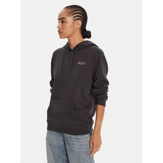 Roxy Bluza ERJFT04996 Szary Regular Fit ze sklepu MODIVO w kategorii Bluzy damskie - zdjęcie 185372018