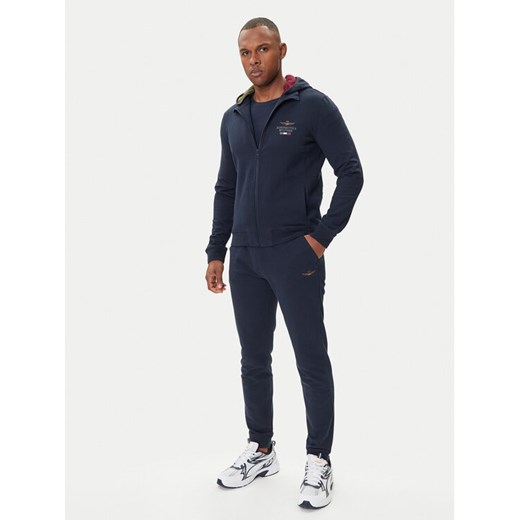 Aeronautica Militare Dres 252TF0102UF00662 Granatowy Regular Fit ze sklepu MODIVO w kategorii Dresy męskie - zdjęcie 185372028