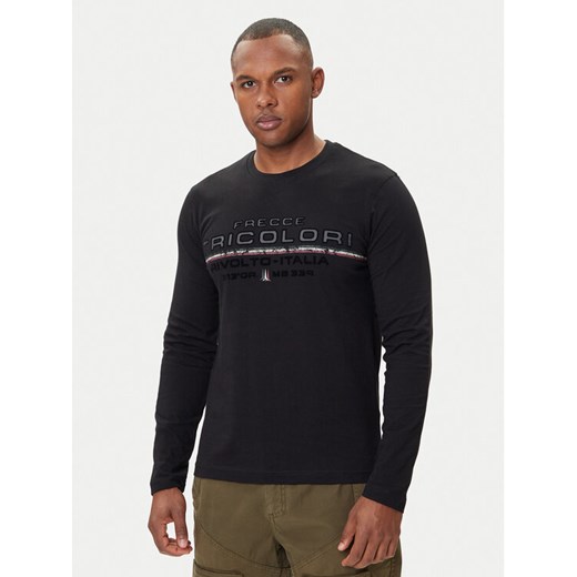Aeronautica Militare Longsleeve 252TS2474UJ00641 Czarny Regular Fit ze sklepu MODIVO w kategorii T-shirty męskie - zdjęcie 185373665