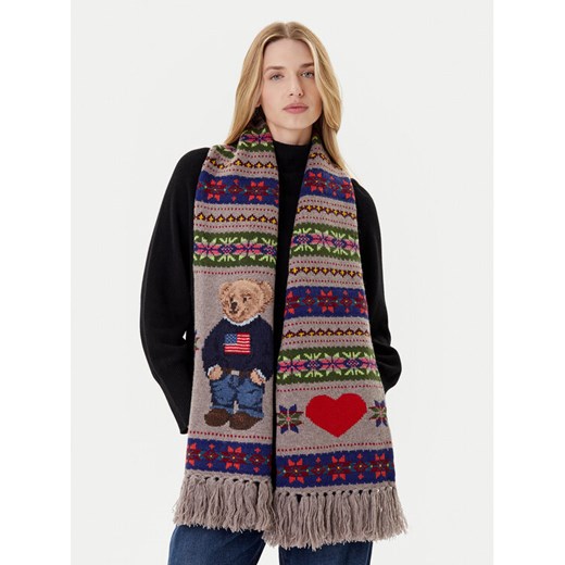 Polo Ralph Lauren Szalik 455981438001 Kolorowy ze sklepu MODIVO w kategorii Szaliki i chusty damskie - zdjęcie 185373679