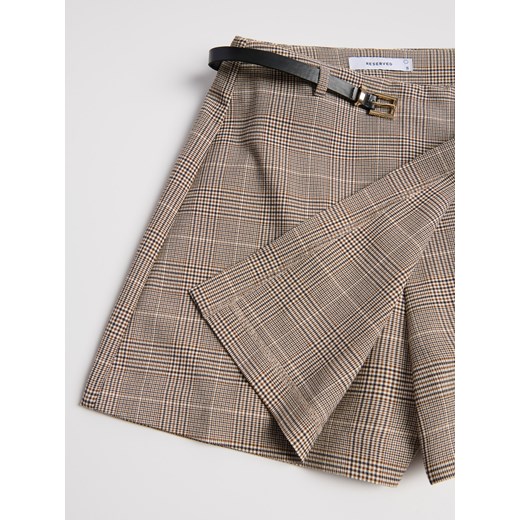 Reserved - Spódnico-szorty z paskiem - wielobarwny Reserved S Reserved