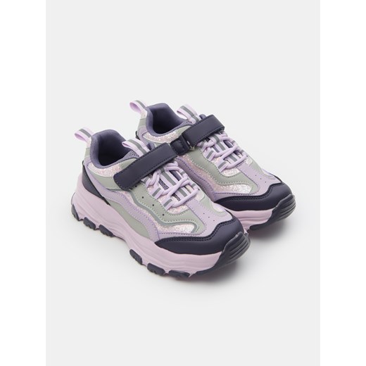 Sinsay - Sneakersy na grubej podeszwie z brokatem - wielobarwny Sinsay 27 Sinsay