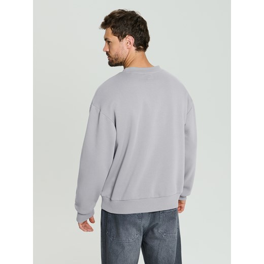 Sinsay - Bluza basic comfort fit - szary Sinsay S Sinsay