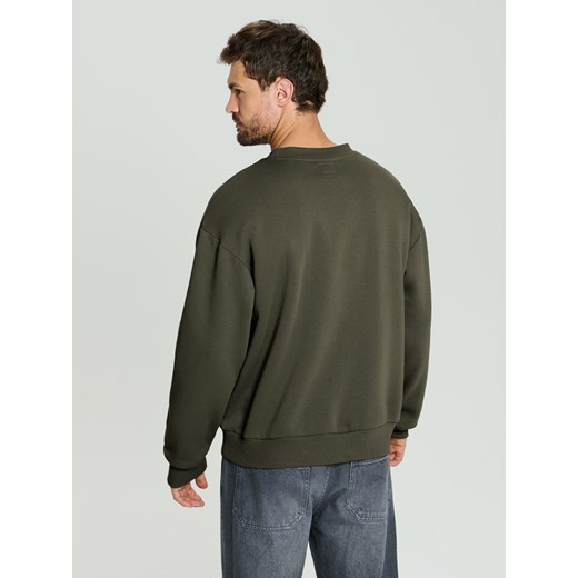 Sinsay - Bluza basic comfort fit - khaki Sinsay 2XL Sinsay