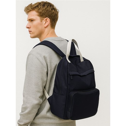 Sinsay - Plecak - granatowy ze sklepu Sinsay w kategorii Plecaki - zdjęcie 185376368