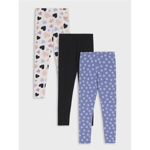 Sinsay - Legginsy 3 pack - wielobarwny - id: ZF682-MLC - marki Sinsay - 185376567 Sinsay - Legginsy 3 pack - wielobarwny ze sklepu Sinsay w kategorii Spodnie dziewczęce - zdjęcie 185376567