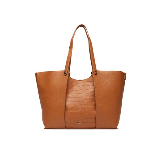 Torebka Gino Rossi C-LX10146 Brązowy ze sklepu eobuwie.pl w kategorii Torby Shopper bag - zdjęcie 185376669