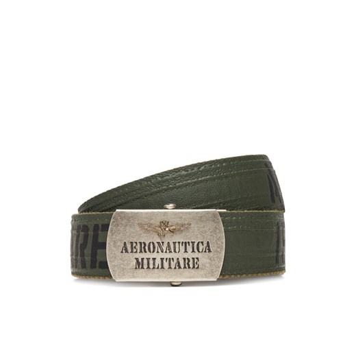 Pasek Męski Aeronautica Militare 252CI0317UCT03585 Zielony ze sklepu eobuwie.pl w kategorii Paski męskie - zdjęcie 185376716