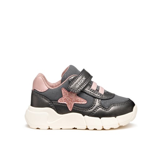 Sneakersy Geox B Flexyper Mini B566NB 0AJAS C9F8W M Szary ze sklepu eobuwie.pl w kategorii Buty sportowe dziecięce - zdjęcie 185376749