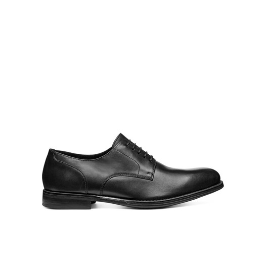 Półbuty Geox U Barberigo U56MBC 00043 C9999 Czarny ze sklepu eobuwie.pl w kategorii Buty eleganckie męskie - zdjęcie 185376775
