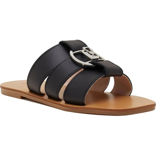 Liu Jo Skórzane klapki SABA 08 ze sklepu Gomez Fashion Store w kategorii Klapki damskie - zdjęcie 185378308
