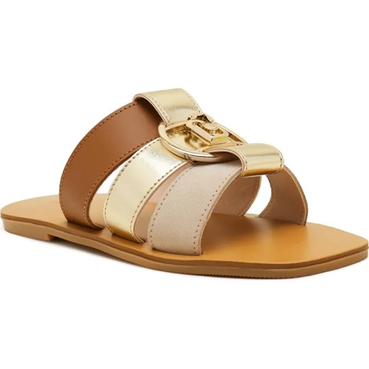 Liu Jo Skórzane klapki SABA 08 ze sklepu Gomez Fashion Store w kategorii Klapki damskie - zdjęcie 185378337