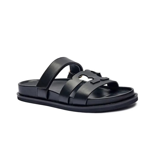 TORY BURCH Skórzane klapki INES ze sklepu Gomez Fashion Store w kategorii Klapki damskie - zdjęcie 185378355