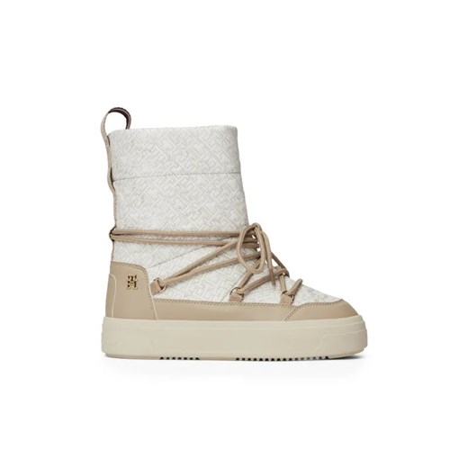 Tommy Hilfiger Śniegowce LACE-UP MONOGRAM SNOWBOOT ze sklepu Gomez Fashion Store w kategorii Śniegowce damskie - zdjęcie 185378356