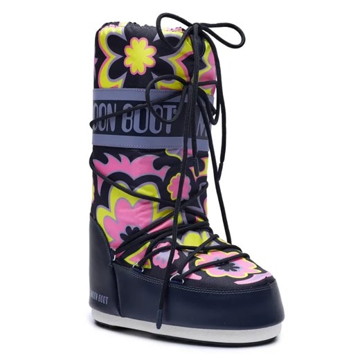 Moon Boot Ocieplane śniegowce ICON FLOWER ze sklepu Gomez Fashion Store w kategorii Śniegowce damskie - zdjęcie 185378366