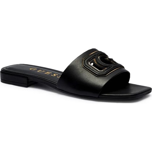 Guess Skórzane klapki LADY HANSIN ze sklepu Gomez Fashion Store w kategorii Klapki damskie - zdjęcie 185378385