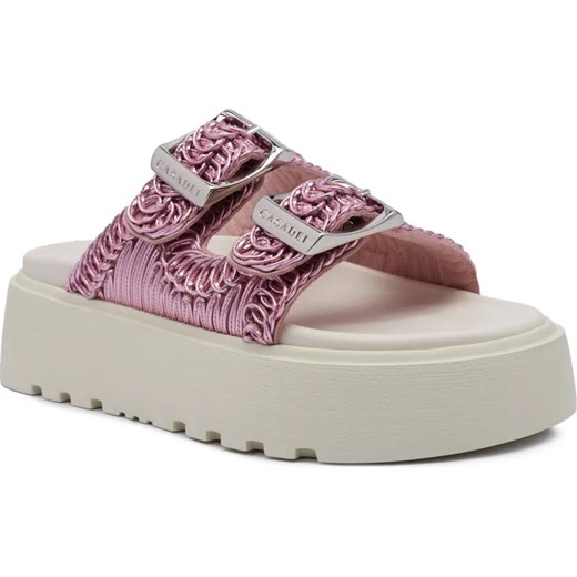 Casadei Klapki DEI LAME'' MINOU ze sklepu Gomez Fashion Store w kategorii Klapki damskie - zdjęcie 185378437