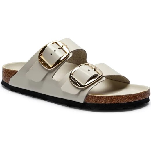 Birkenstock Skórzane klapki Arizona BB LENA | narrow fit ze sklepu Gomez Fashion Store w kategorii Klapki damskie - zdjęcie 185378456