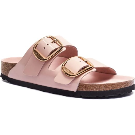 Birkenstock Skórzane klapki Arizona | narrow fit ze sklepu Gomez Fashion Store w kategorii Klapki damskie - zdjęcie 185378486
