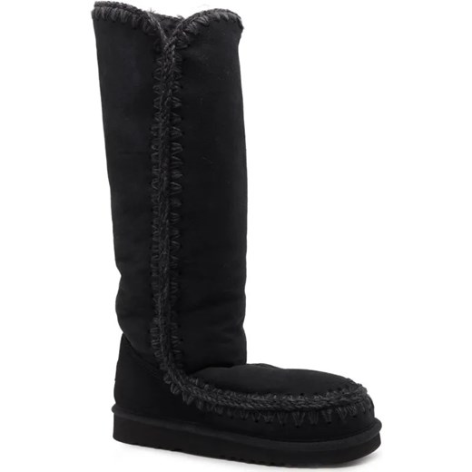 MOU Skórzane śniegowce | z dodatkiem wełny ze sklepu Gomez Fashion Store w kategorii Śniegowce damskie - zdjęcie 185378496