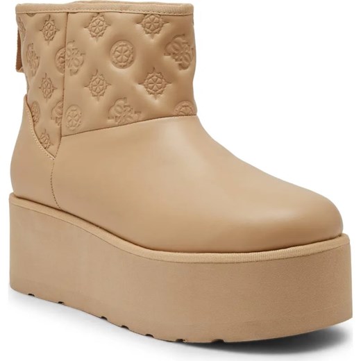 Guess Ocieplane śniegowce | z dodatkiem skóry ze sklepu Gomez Fashion Store w kategorii Śniegowce damskie - zdjęcie 185378506
