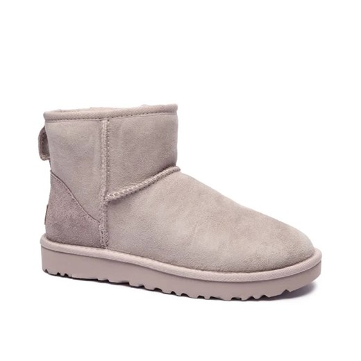 UGG Skórzane śniegowce Classic Mini II | z dodatkiem wełny ze sklepu Gomez Fashion Store w kategorii Śniegowce damskie - zdjęcie 185378508