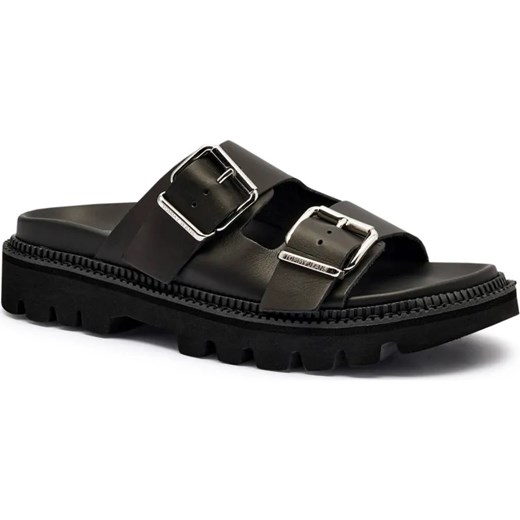 Tommy Jeans Skórzane klapki ze sklepu Gomez Fashion Store w kategorii Klapki damskie - zdjęcie 185378518