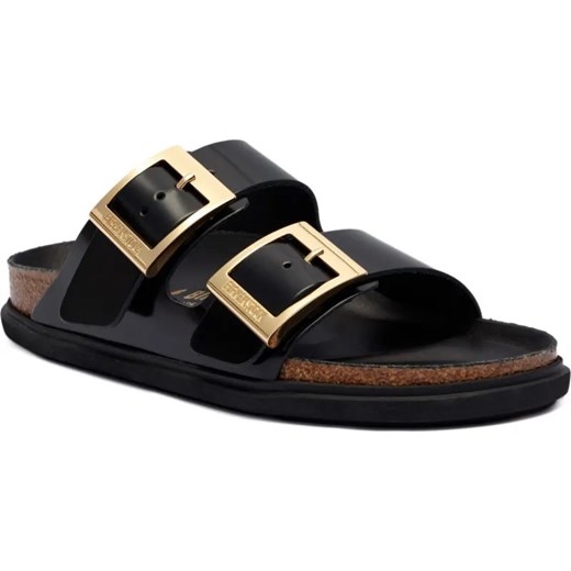 Birkenstock Skórzane klapki Arizona Droplet Buckle | narrow fit ze sklepu Gomez Fashion Store w kategorii Klapki damskie - zdjęcie 185378539