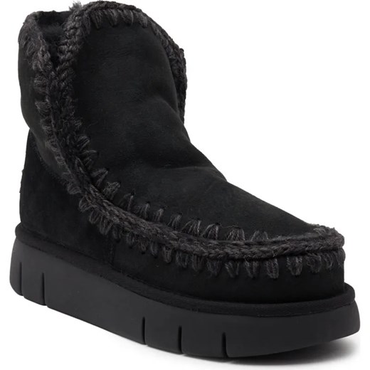 MOU Skórzane śniegowce Eskimo 18 | z dodatkiem wełny ze sklepu Gomez Fashion Store w kategorii Śniegowce damskie - zdjęcie 185378555
