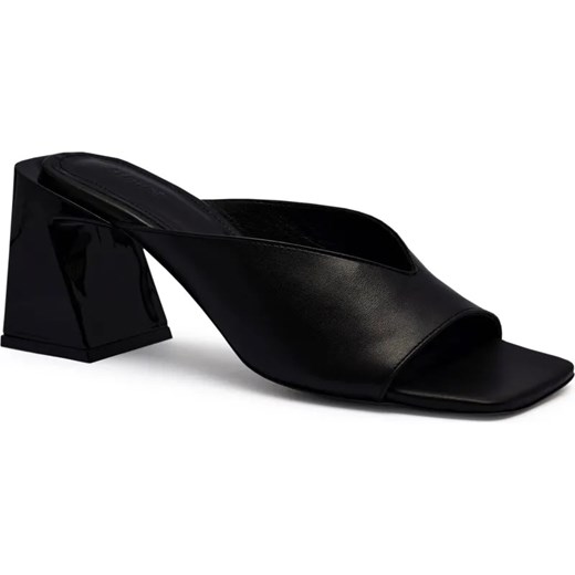 Alohas Skórzane klapki na słupku ze sklepu Gomez Fashion Store w kategorii Klapki damskie - zdjęcie 185378566